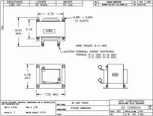 Image of an MTE 125RB004