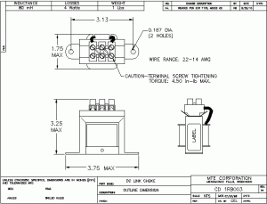 Image of an MTE 1RB003