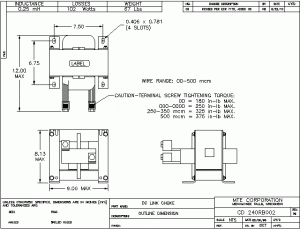 Image of an MTE 240RB002