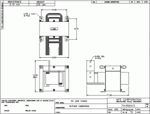 Image of an MTE 700RB003