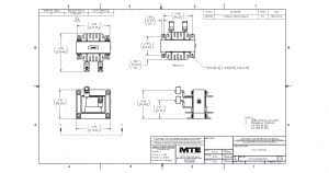 Image of an MTE DC Link Choke DCA006201