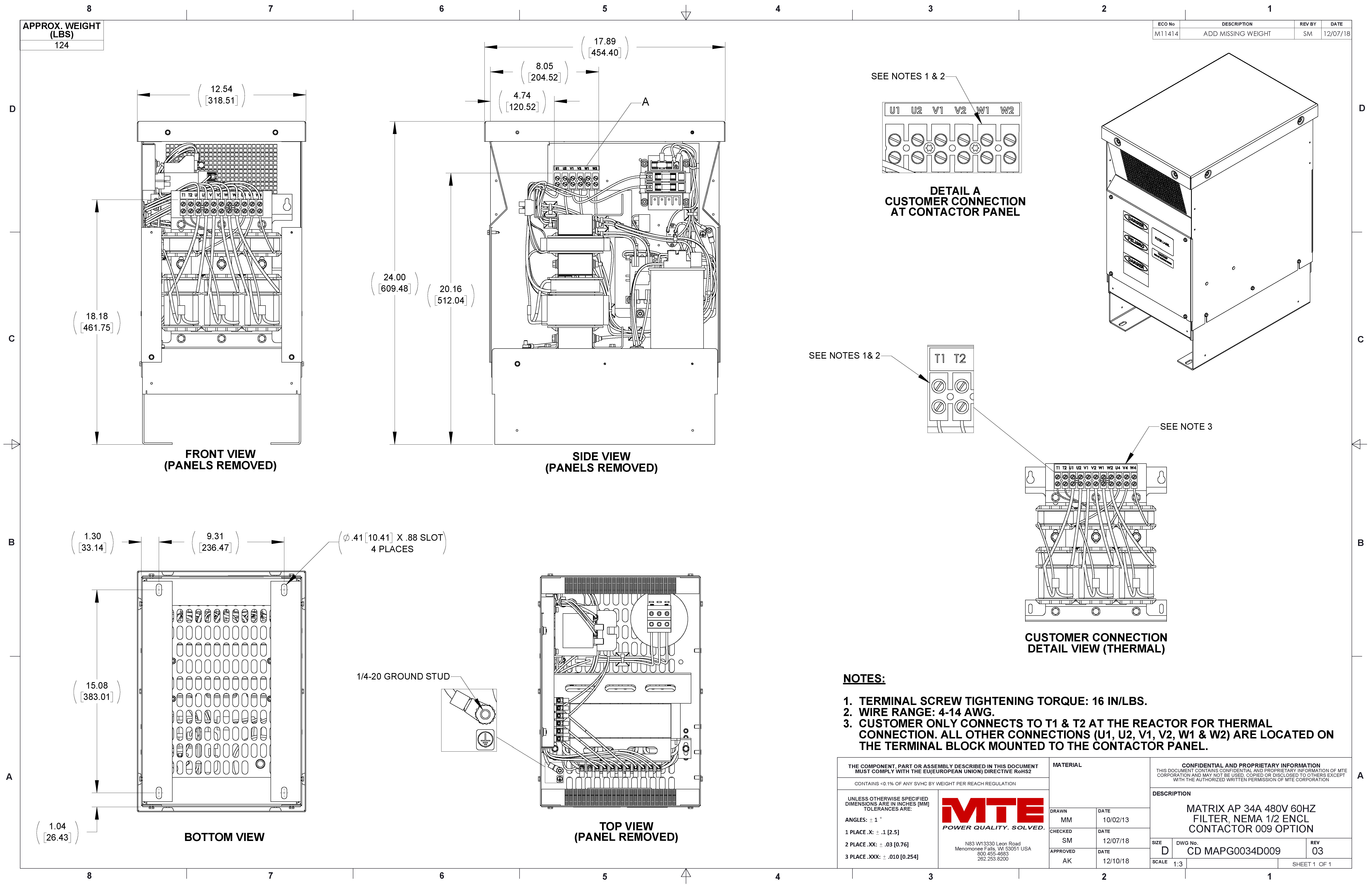 MAPG0034D009 | MTE Corporation