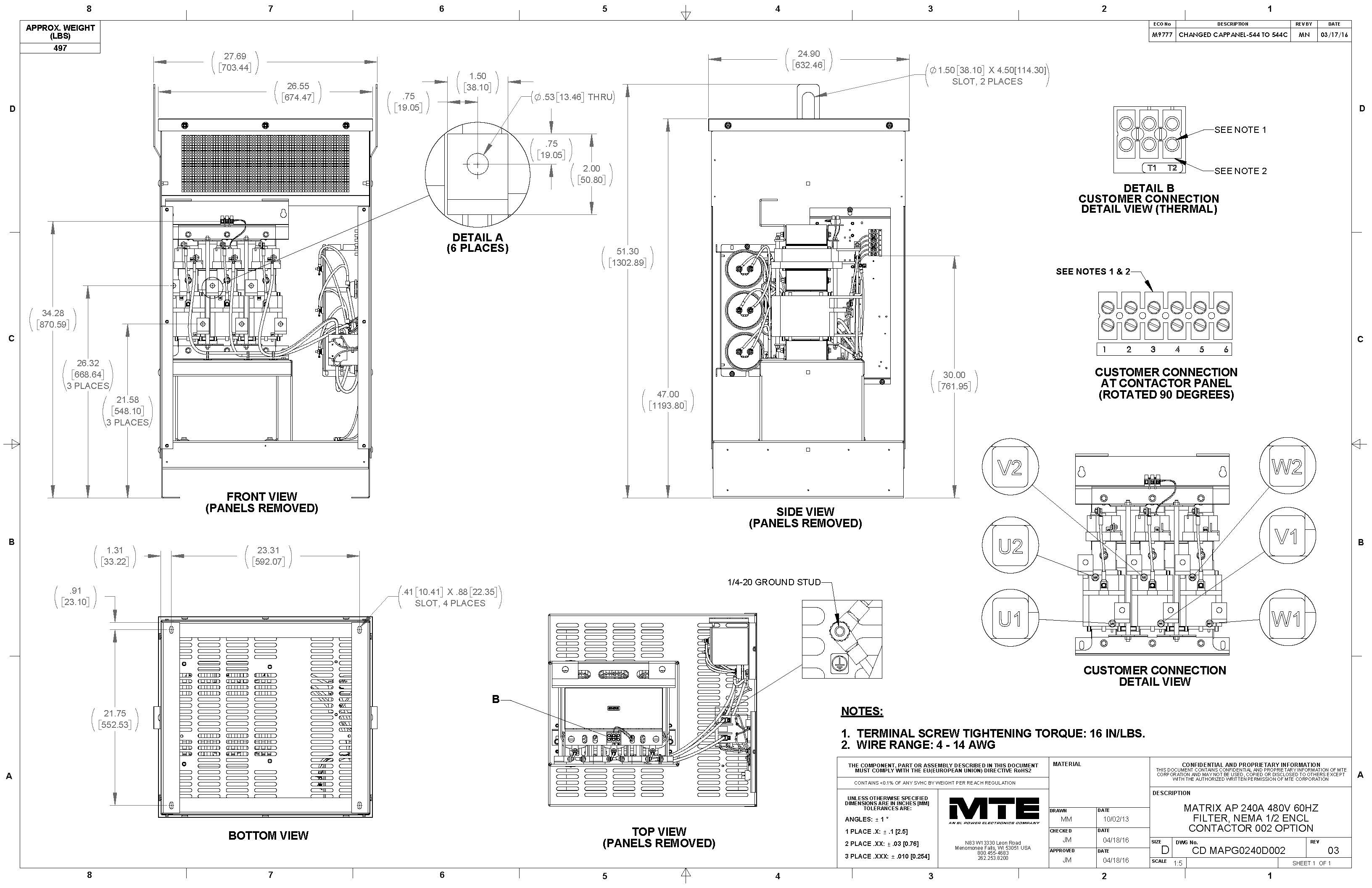 MAPG0240D002 | MTE Corporation