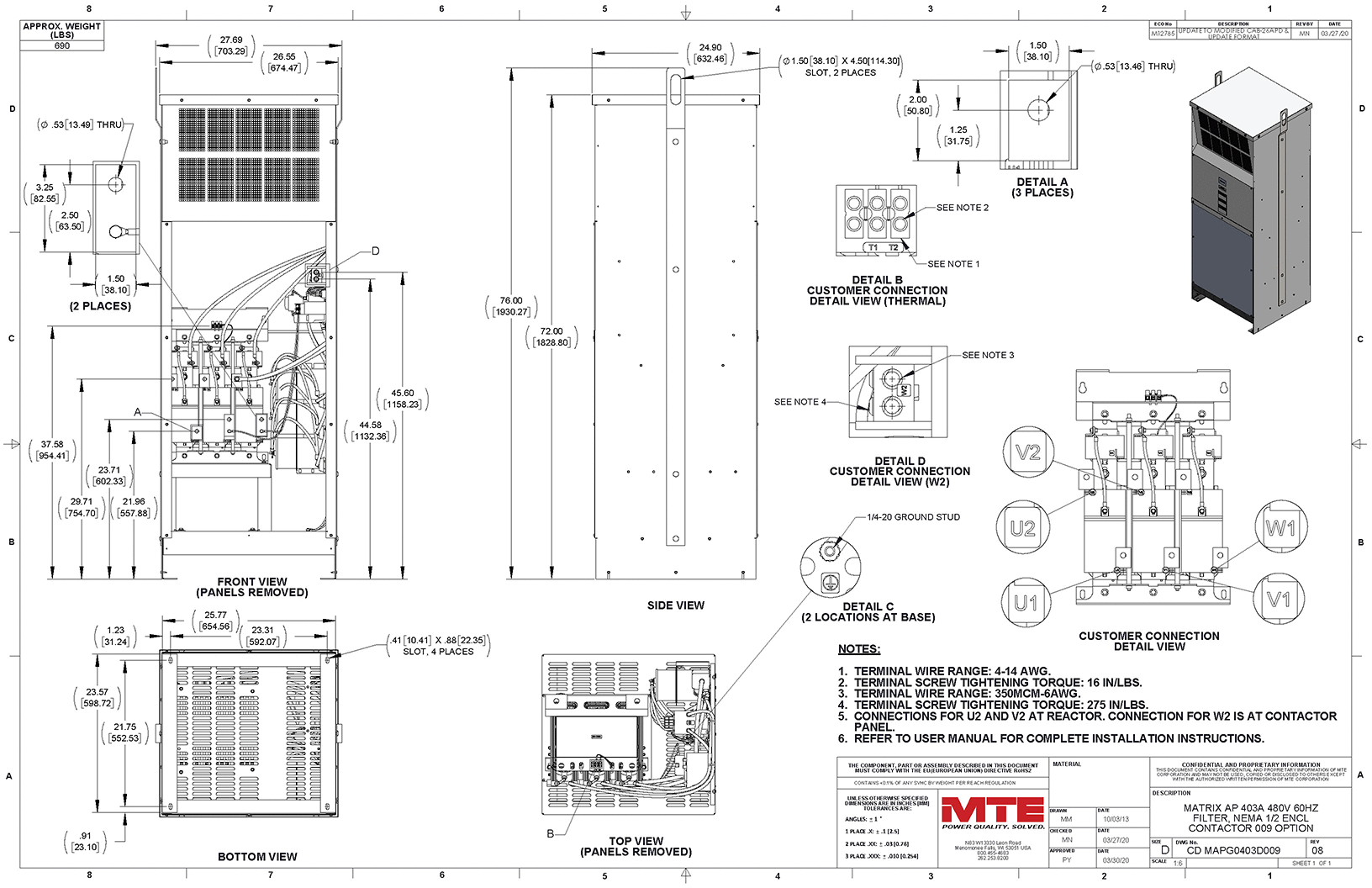 【maporoページ】 MAPG0403D009 | MTE Corporation