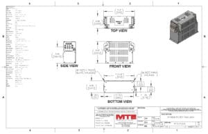 Image of an MTE EMI/RFI Filter RF3-0130-4