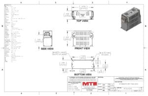 Image of an MTE EMI/RFI Filter RF3-0130-6