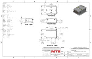 Image of an MTE EMI/RFI Filter RF3-0330-6