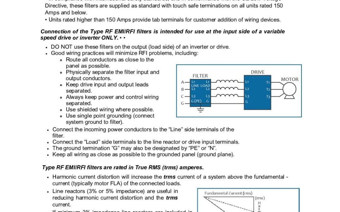 Type RF EMI/RFI-Filters Information App Note